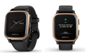 Read more about the article Garmin Venu GPS Smartwatch with Bright Touchscreen Display, Features Music and Up To 6 Days of Battery Life, Black and Rose Gold