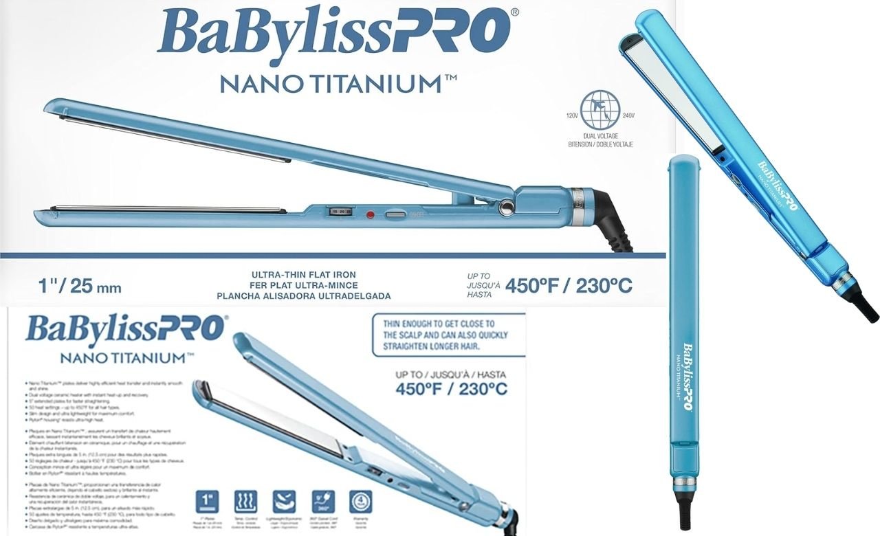 You are currently viewing Product Review:BaBylissPRO Flat Iron Hair Straightener, 1 Inch Nano Titanium, Hair Styling Tools & Appliances, BNT4072TUC