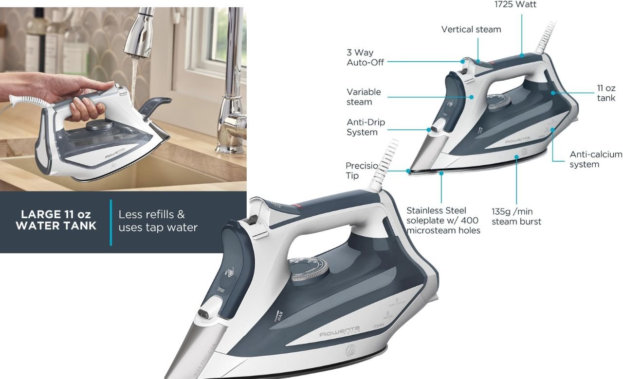 You are currently viewing Master the Art of Wrinkle-Free Garments with the Rowenta DW5280 Steam Iron On Amazon in 2024