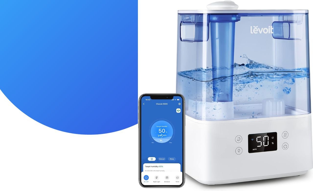 Read more about the article Elevate Your Home Comfort with the LEVOIT Classic300S Ultrasonic Smart Top Fill Humidifier