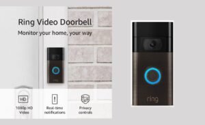 Read more about the article Product Review:Ring Video Doorbell – 1080p HD video, real-time home monitoring, privacy controls, simple setup, Works with Alexa | Venetian Bronze
