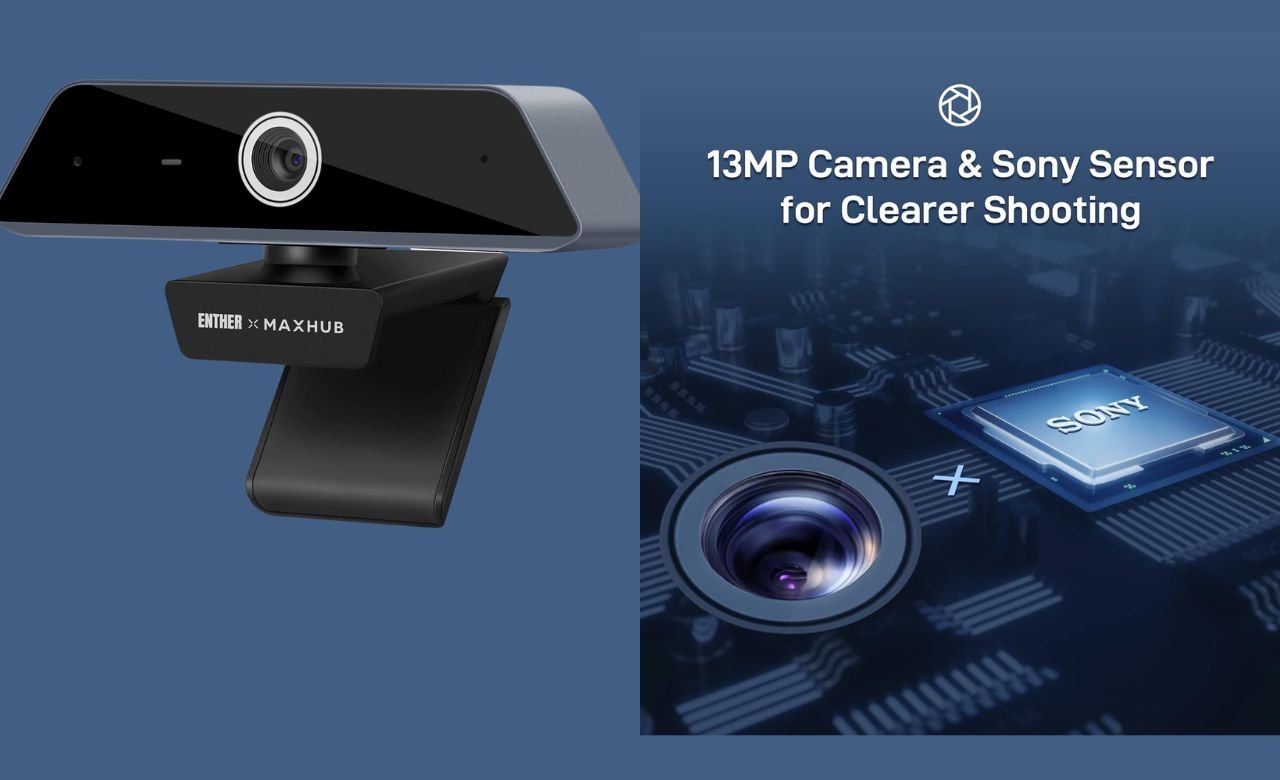 You are currently viewing Product Review:MAXHUB Enther Webcam 4k, Webcam with Microphone for Computer with Noise-Canceling Mic, Fast Auto Focus and Full HD Auto Light Correction, Works with Microsoft Teams, Zoom, Skype, Stream