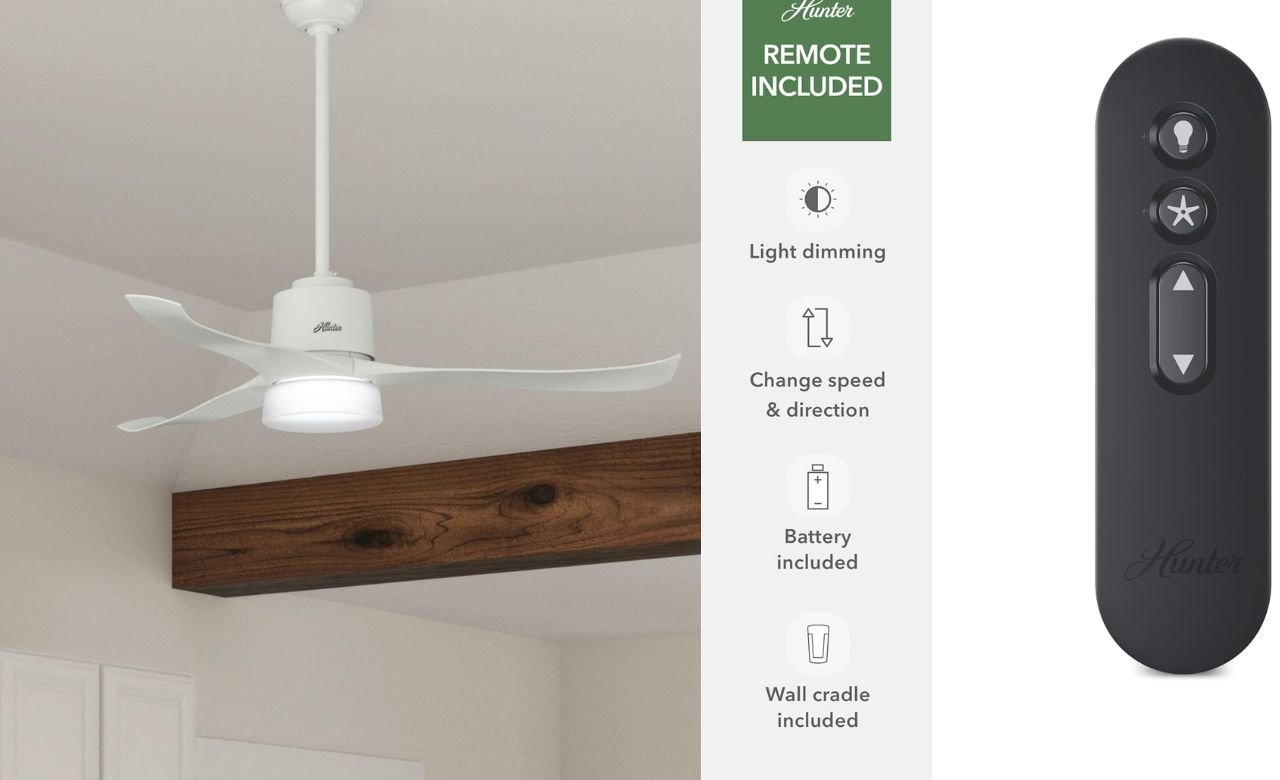 Read more about the article Elevate Your Home Comfort with the Hunter Fan Company 59222 White Ceiling Fan