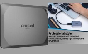 Read more about the article Product Review:Crucial X9 Pro 2TB Portable SSD – Up to 1050MB/s Read and Write – Water and dust Resistant, PC and Mac, with Mylio Photos+ Offer – USB 3.2 External Solid State Drive – CT2000X9PROSSD902
