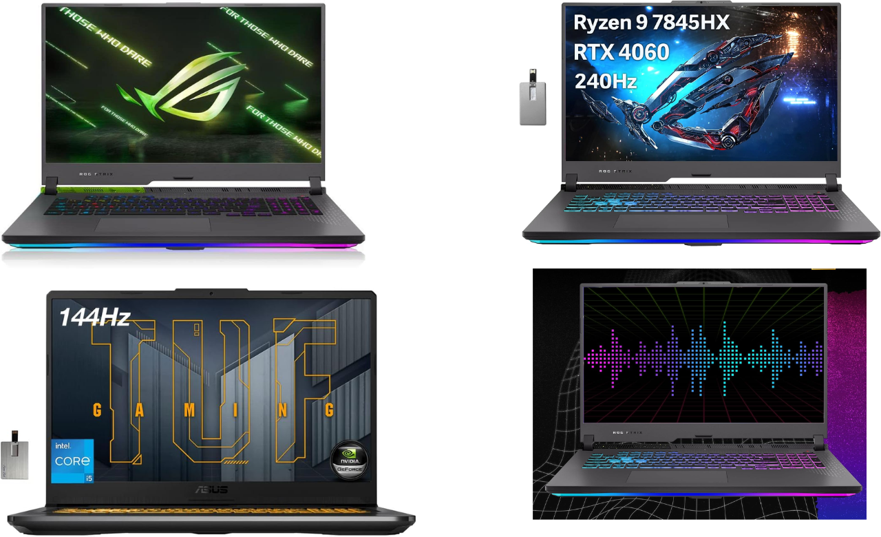 You are currently viewing The Best-Selling Decoding Gaming Power: ASUS ROG Strix G17 and Other Powerhouse Laptops On Amazon in 2024
