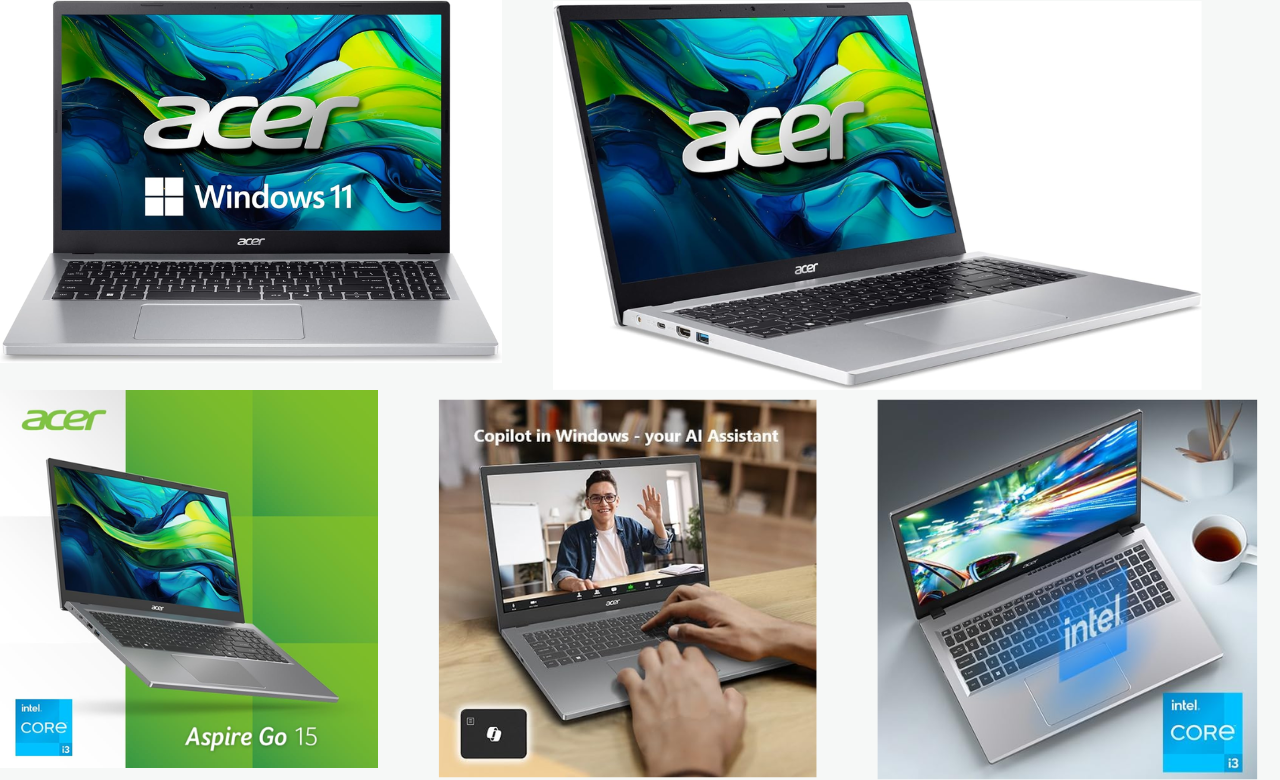 Read more about the article Acer Aspire Go 15 Slim Laptop: 15.6″ FHD, Intel i3-N305, 8GB RAM, 128GB UFS, Wi-Fi 6, Win 11 S Mode On Amazon in 2024